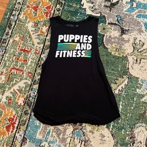 Puppies and Fitness Sleeveless Tee